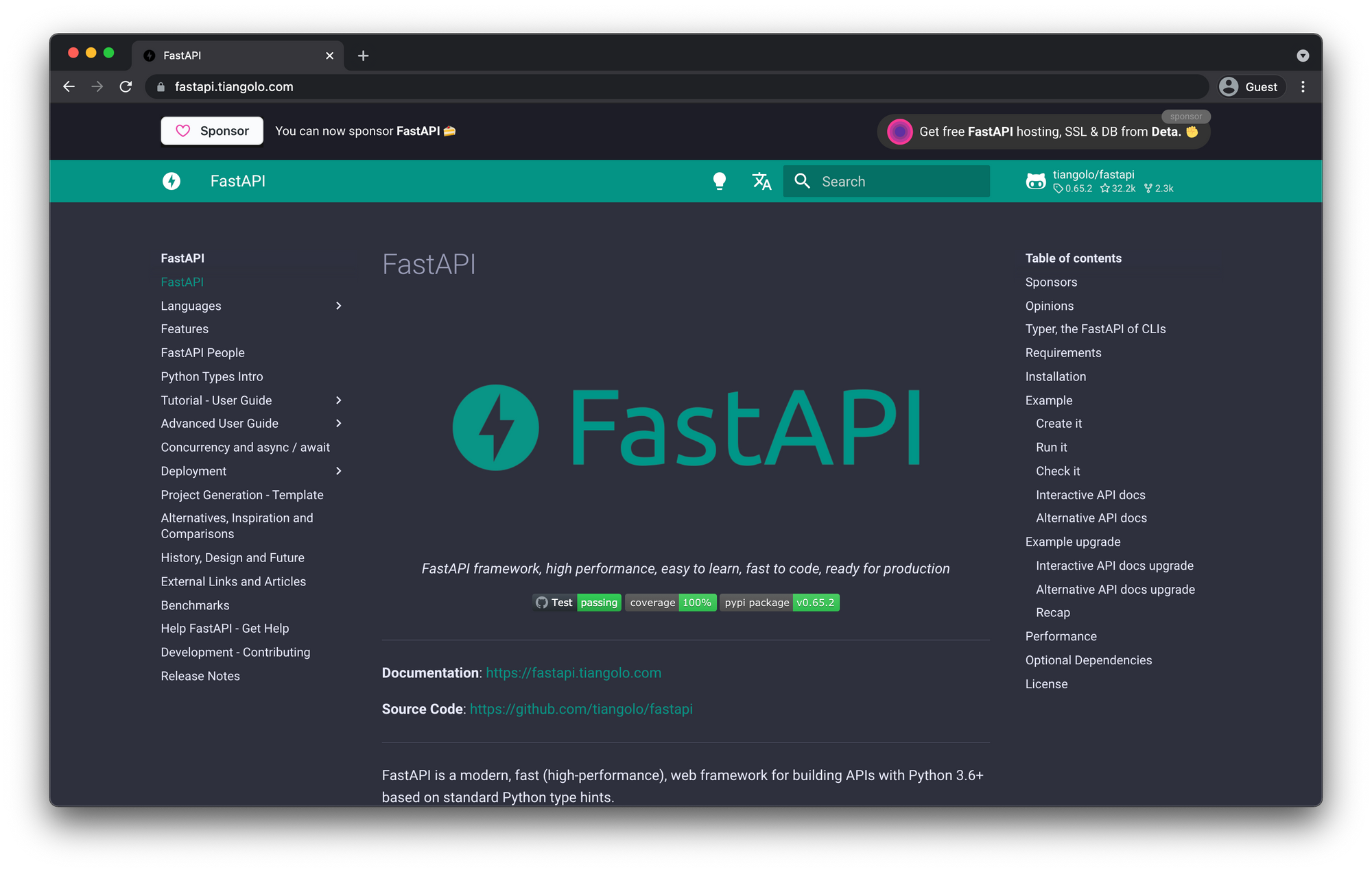 Simple Serverless FastAPI with AWS Lambda