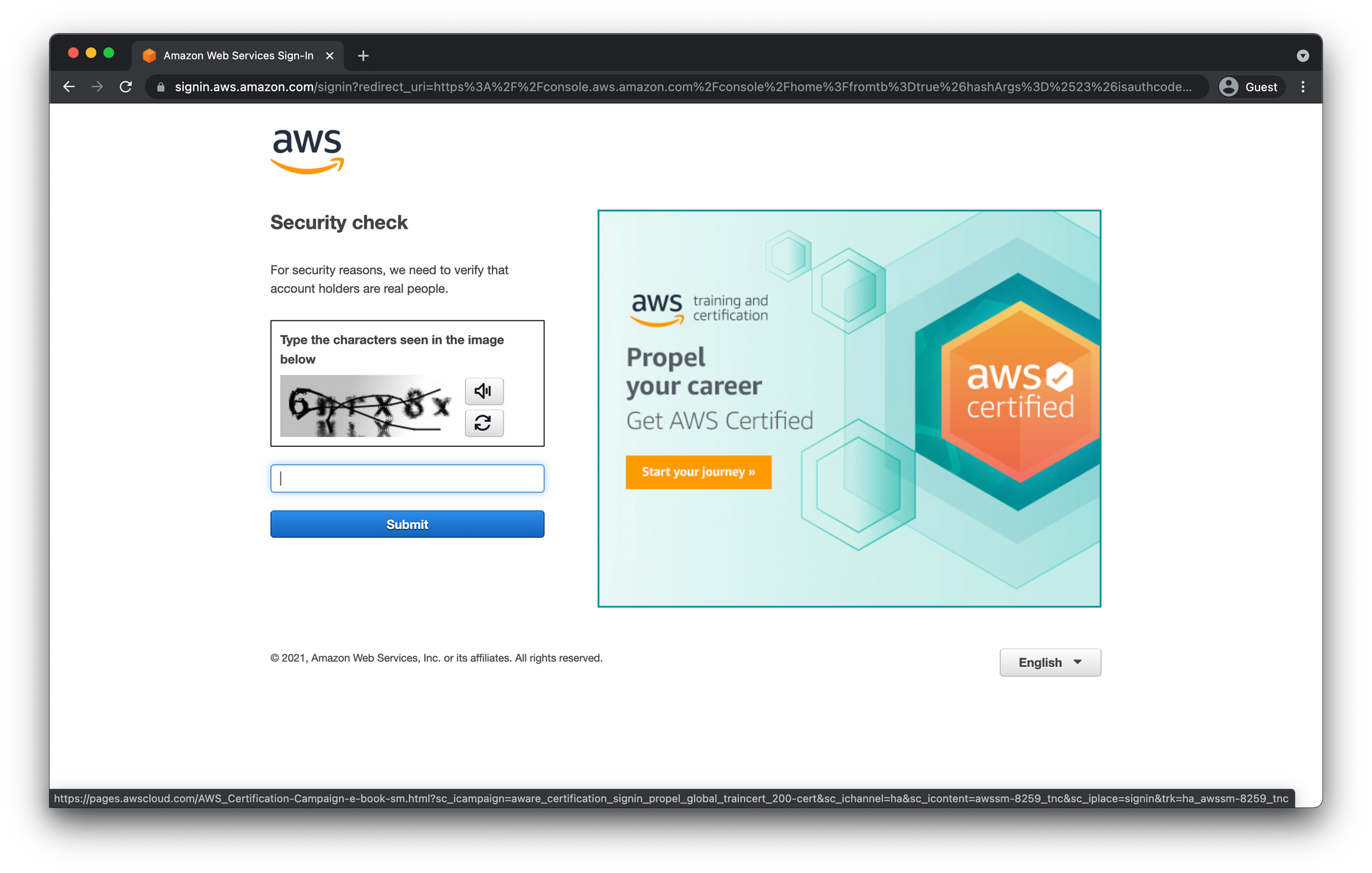 Setup and Secure AWS Free Tier Account