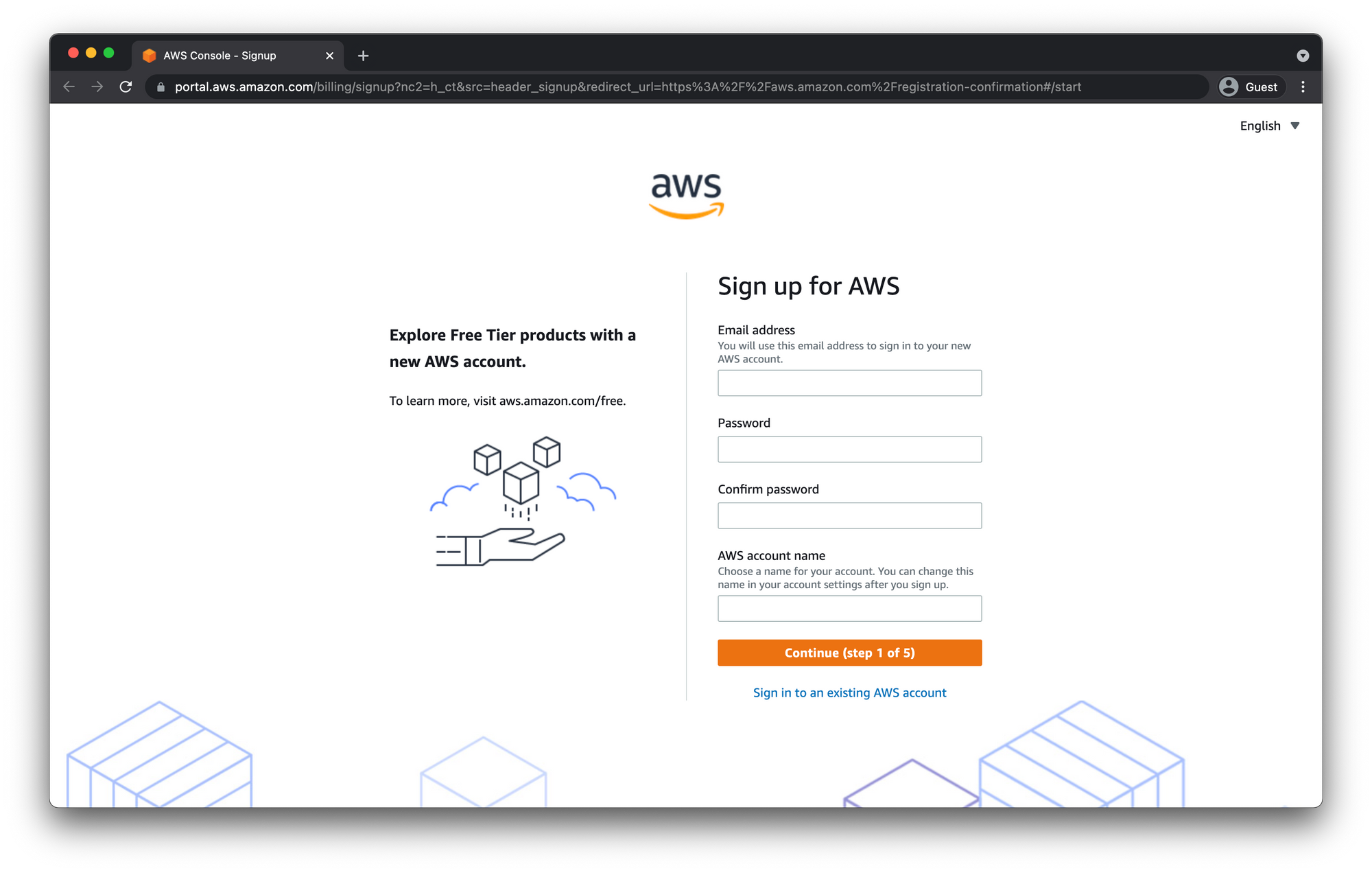 Setup and Secure AWS Free Tier Account